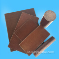 ການແຂ່ງຂັນ Brown Phenolic Cloth Cotton Laminated Rod 3025